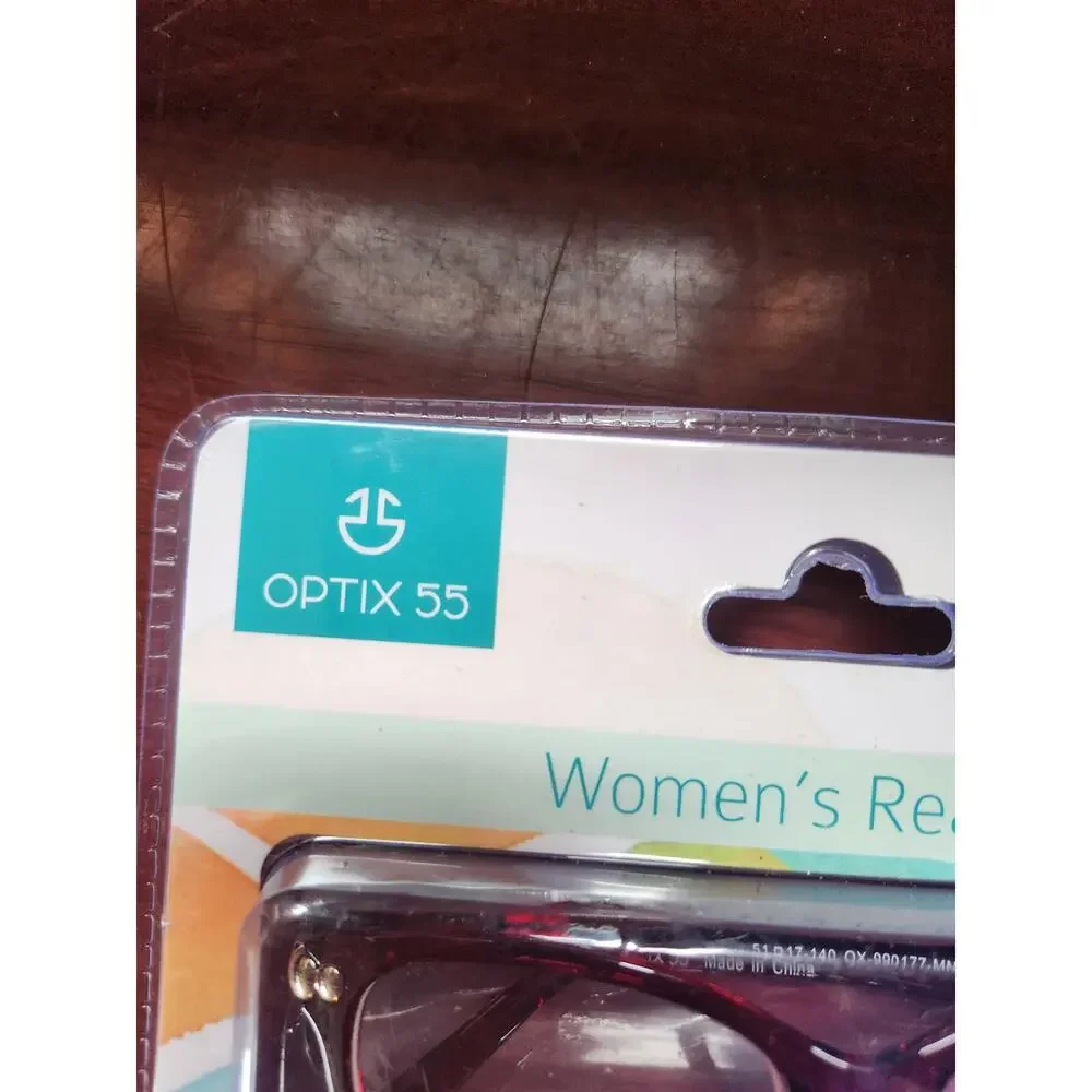 Optic 55 women's reading glasses +2.25 pack of 4 unopened new